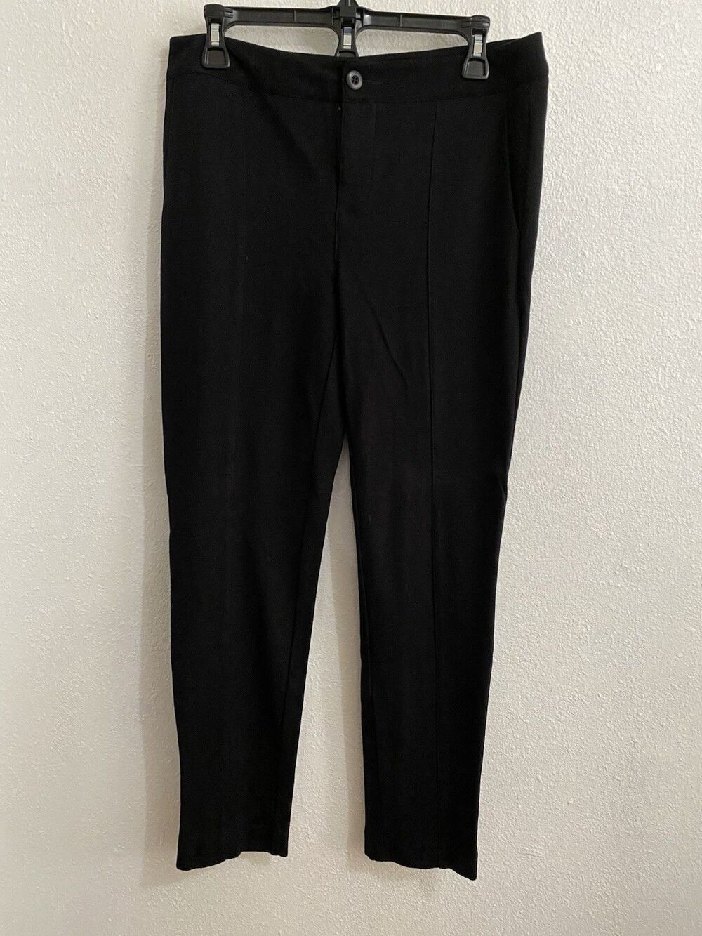 CAbi Women’s Black Capsule Soft Knit Ankle Pants Sz 8 K31